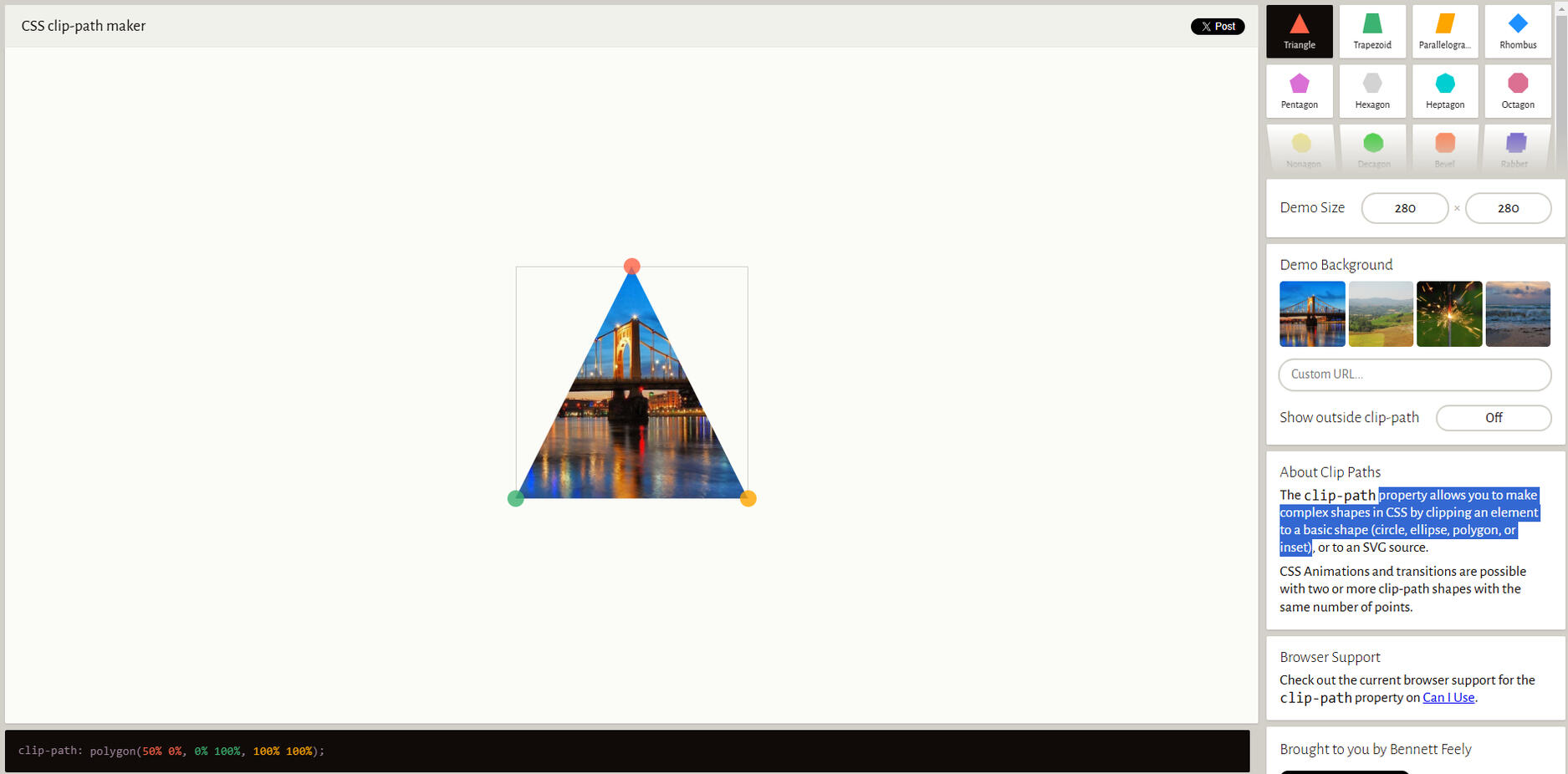 clip-path maker page